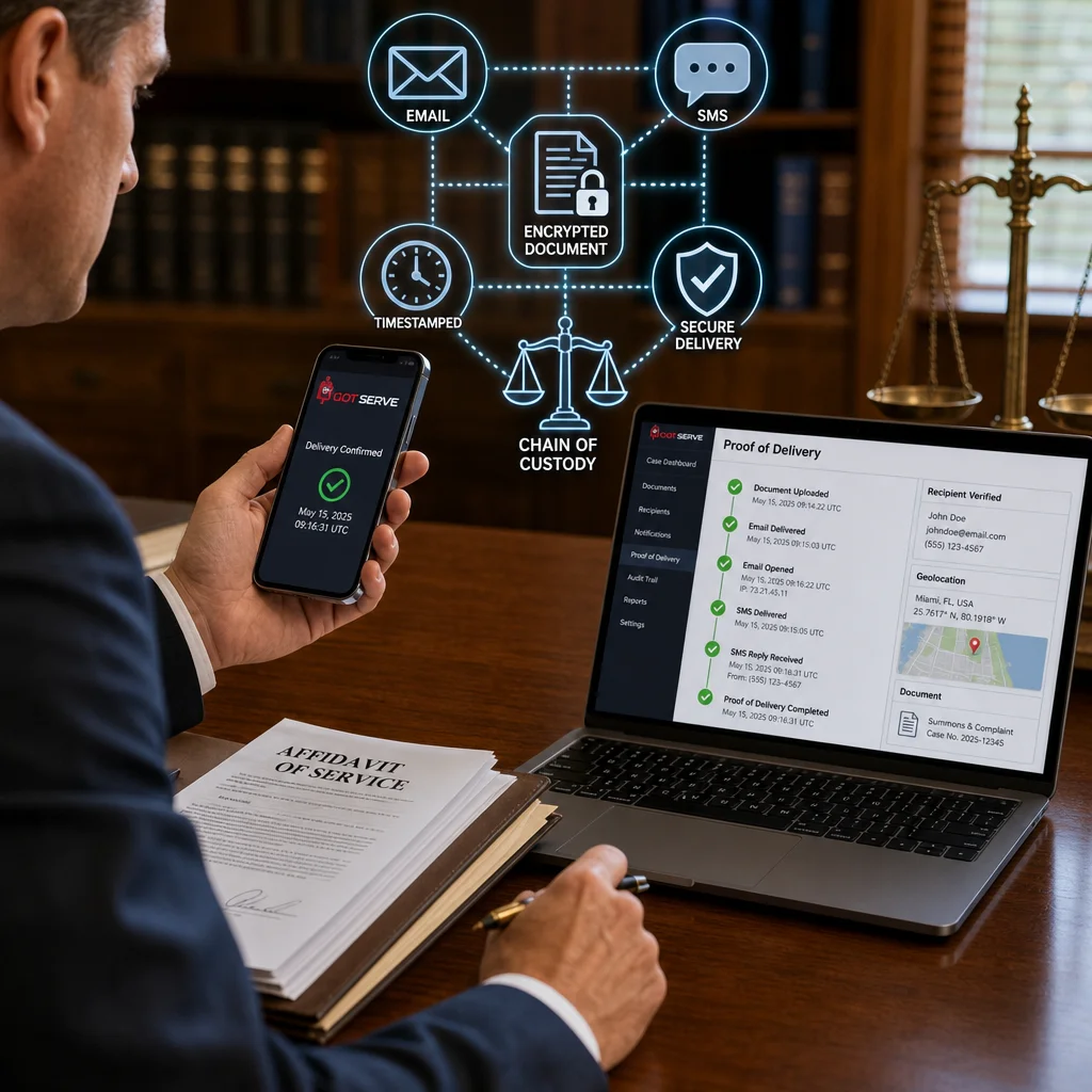 Forensically Sound Chain-of-Custody Procedures for Digital Service of Process